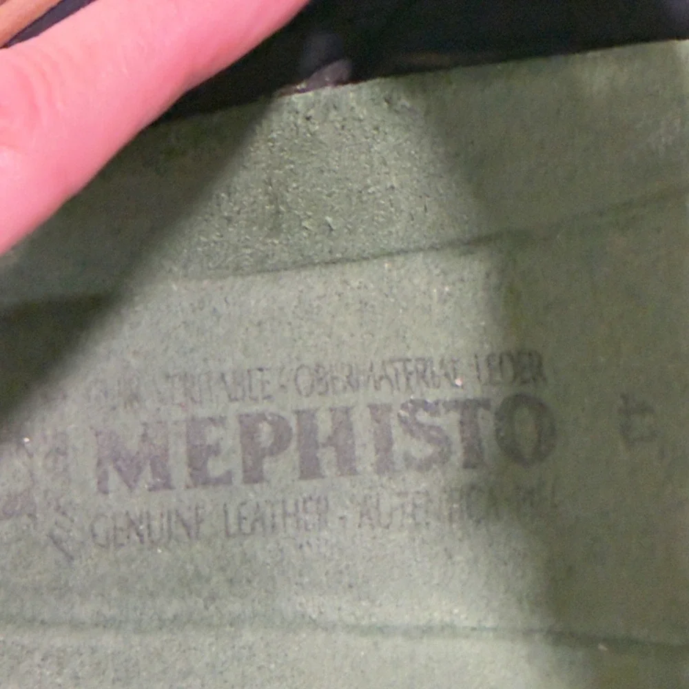 Mephisto Shark Fit Tan Brown Leather Walking Sandals Air Bag System EU 43 M 9.5